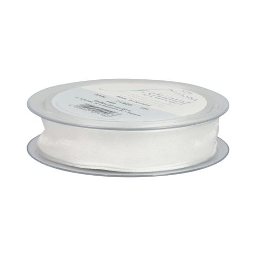 Artikel Chiffongband organzaband dekorativt band organza vit 15mm 20m