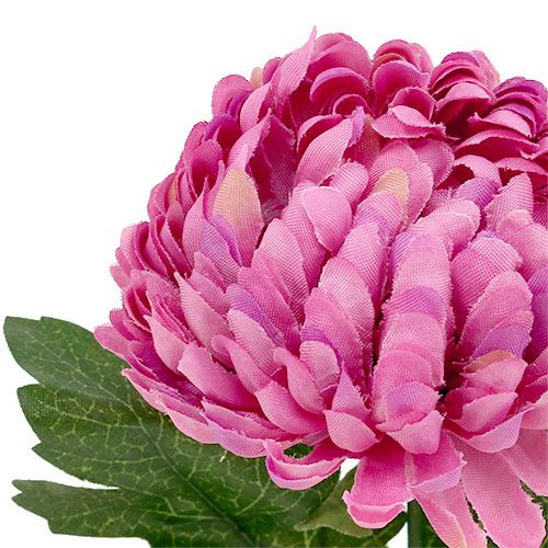 Floristik24 Chrysanthemum Rosa konstgjord Ø7cm L18cm
