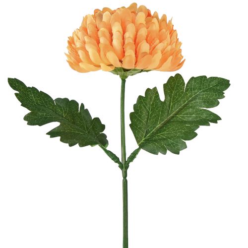 Artikel Konstgjord blomma Krysantemum Orange Ø7cm 18cm 4st