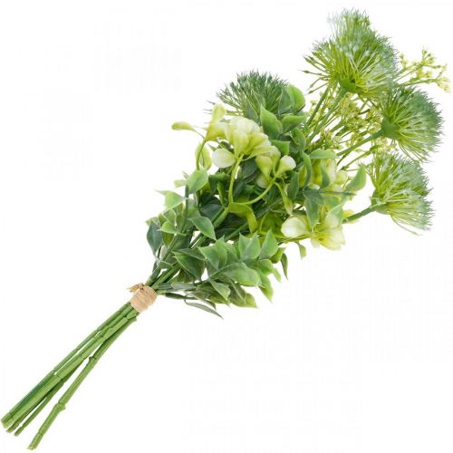 Floristik24 Silkeblommor, konstgjord bukett, blomdekoration med tistlar 40cm