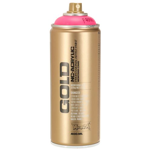 Floristik24 Färgspray Fluorescerande Rosa Färgspray Montana Burkar 400ml
