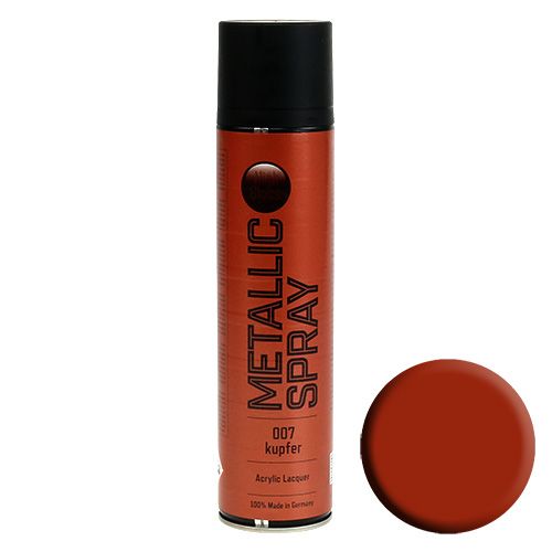 Färgspray metallisk blank koppar 400ml