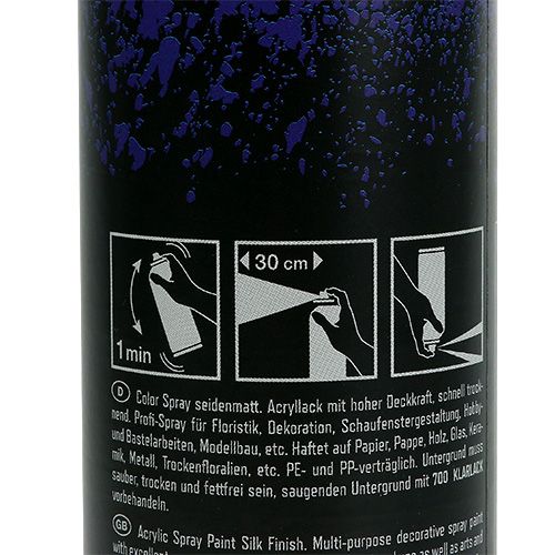 Floristik24 Färg Spray silke matt 400ml kungsblå