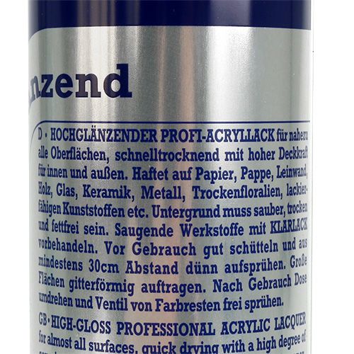 Floristik24 Färg Spray Metallic Blank Silver 400ml
