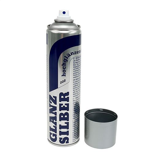Floristik24 Färg Spray Metallic Blank Silver 400ml