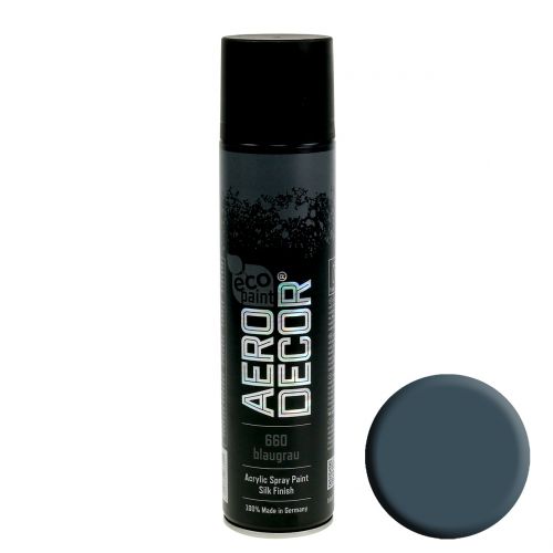 Färgspray akrylblågrå 400ml | Floristik24.se