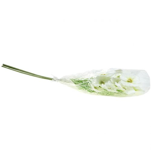 Floristik24 Cosmea vit 77cm 3st