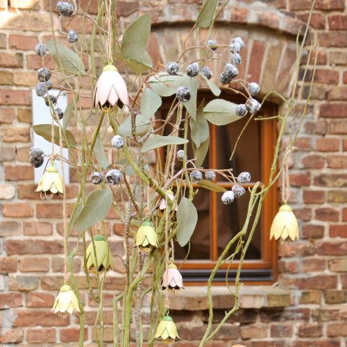 Floristik24 Deco hängare metall blommor tulpan 6cm 3st
