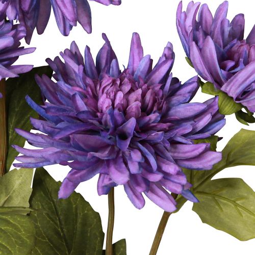 Artikel Konstgjorda dahlior i lavendel med 5 blommor 105cm