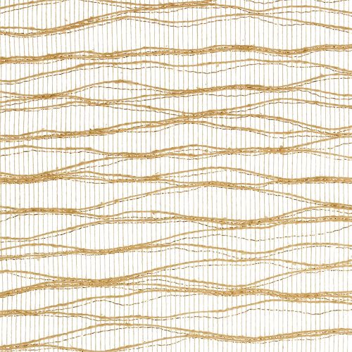 Floristik24 Deco Wave bordsgångjärn 26cm x 300cm metallic guld