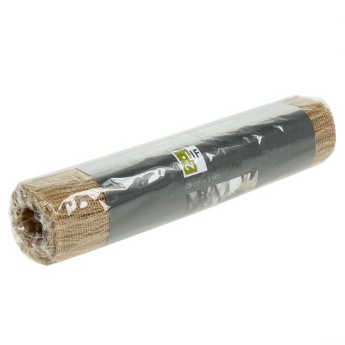 Floristik24 Deco Wave bordsgångjärn 26cm x 300cm metallic guld