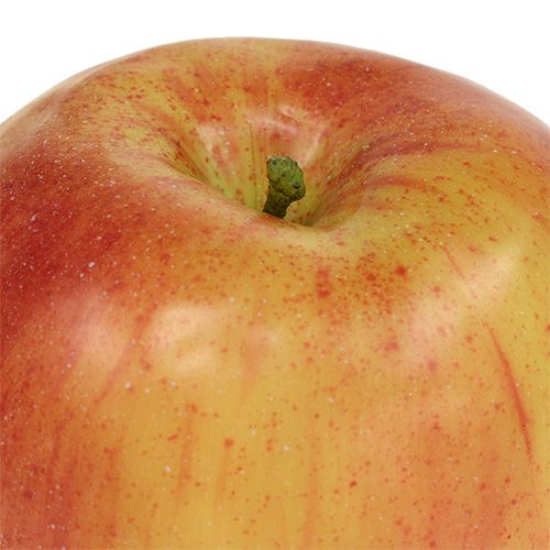 Floristik24 Dekorativt äpple Ø10cm rödgult 3st