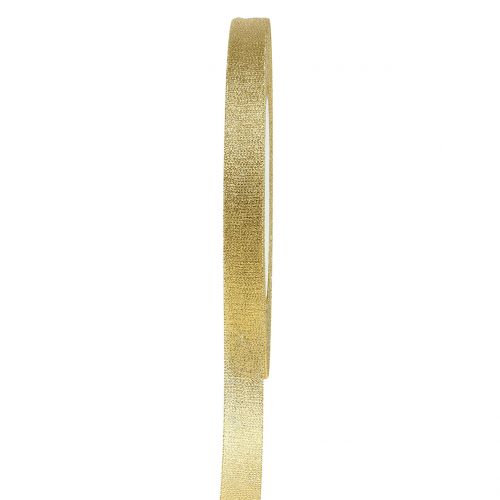Dekorationsband guld 6mm 22,5m