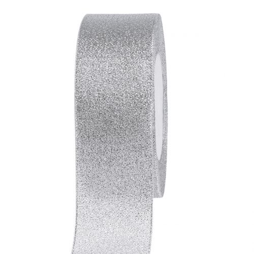 Dekorband silver 40mm 22,5m