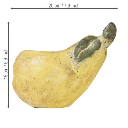 Artikel Dekorativ päronplanter i betong, höstdekoration, 19×12,5×15,5 cm