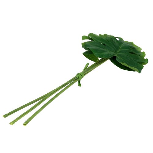 Floristik24 Deco Leaf Philo Leaf Green B11cm L29,5cm 3st