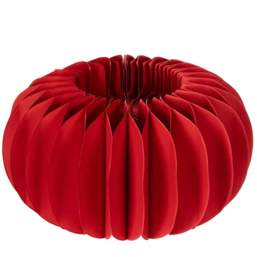 Pappersdekoration honungskaka papperspumpa rund modern bordsdekoration 24 cm 4 st
