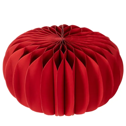 Pappersdekoration honungskaka papperspumpa rund modern bordsdekoration 24 cm 4 st | Floristik24.se