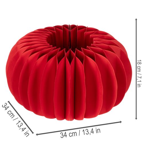 Pumpadekorationspapper med honungskaka 34 cm 2 st | Floristik24.se