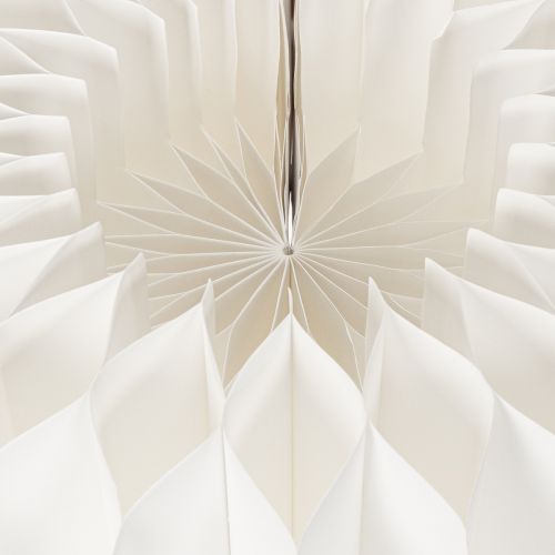 Pappersdekorationsboll, modern pumpadekoration, bikakepapper, 34 cm, 2 stycken | Floristik24.se