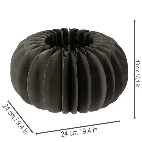 Dekorationsringar av pumpapapper i honungskaka 24 cm 4 st | Floristik24.se