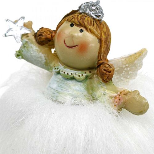 Floristik24 Deco ängel Julängelängelfigur med stjärna H12cm 2st
