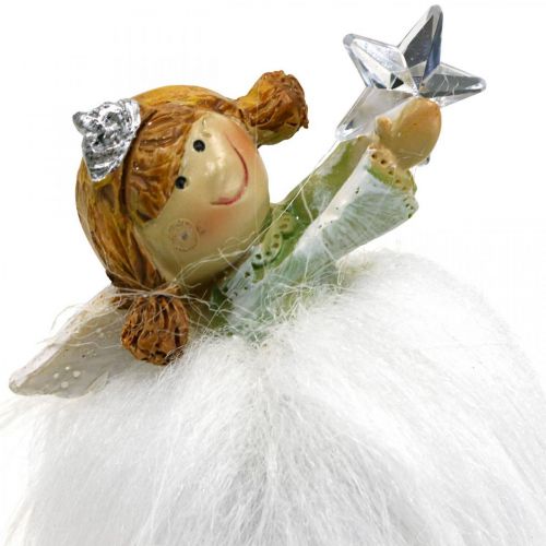 Floristik24 Deco ängel Julängelängelfigur med stjärna H12cm 2st