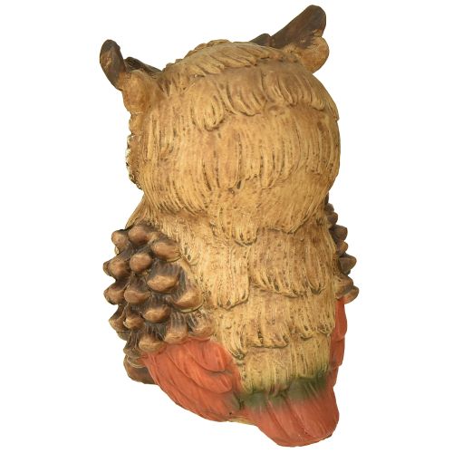 Artikel Dekorativ uggla dekorativ figur handmålad höstdekoration polyresin H14cm