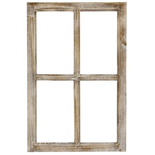 Floristik24 Dekorativ fönsterram trädekor rustik brun 40×60cm