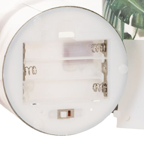 Dekorativ LED-flaska med flamingomotiv 37,5 cm varmvit 2 st | Floristik24.se