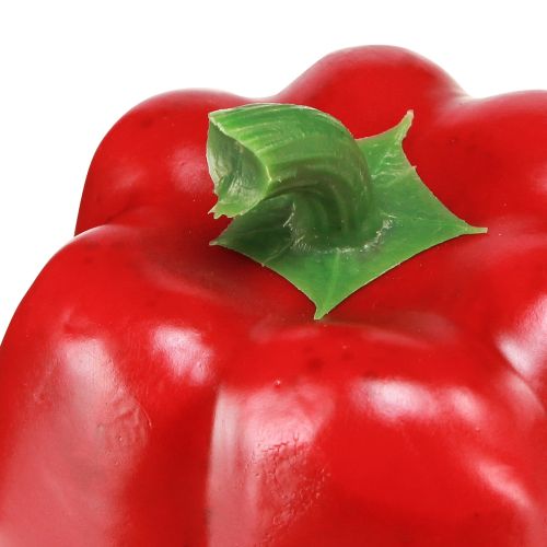 Artikel Dekorativ grönsakspeppar röd matdocka H10cm