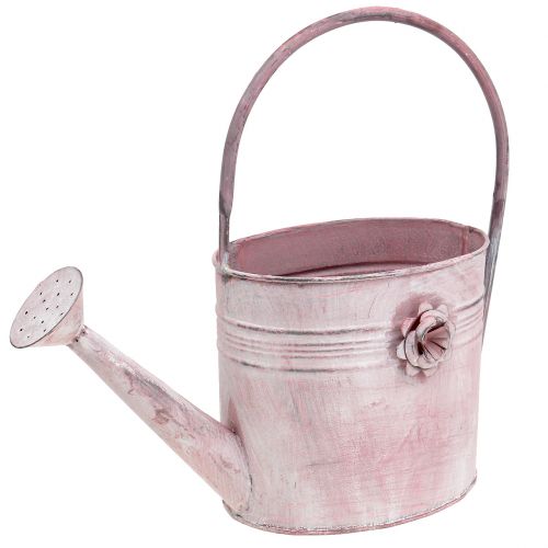 Floristik24 Dekorativ vattenkanna rosa L33cm W12cm H29cm