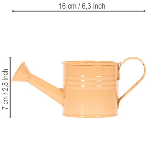 Dekorativt vattenkannaset, metall, 8 delar, flerfärgad, 16,5x7 cm - Perfekta växtbehållare för balkong och kök | Floristik24.se