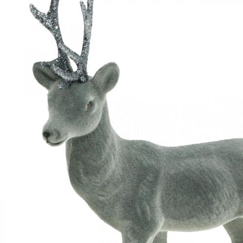 Artikel Dekorativ hjort dekorativ figur dekorativ ren antracit H28cm