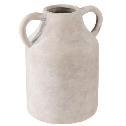 Artikel Dekorativ tillbringare av keramik i beige Ø14,5cm H22cm