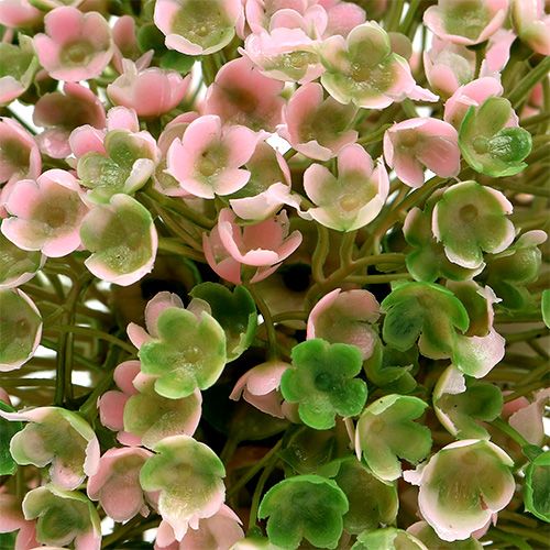 Artikel Mini dekorativ boll rosa-grön konstgjord Ø10cm 1 st