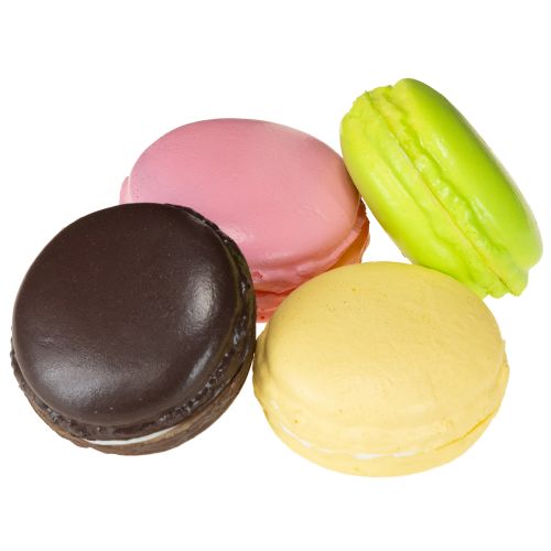 Dekorativa Macaron Marängbakelser Matattapp 5cm 8 st