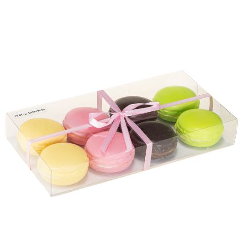 Artikel Dekorativa Macaron Marängbakelser Matattapp 5cm 8 st