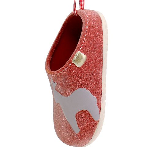 Dekorativa tofflor 13cm röda 4st | Floristik24.se