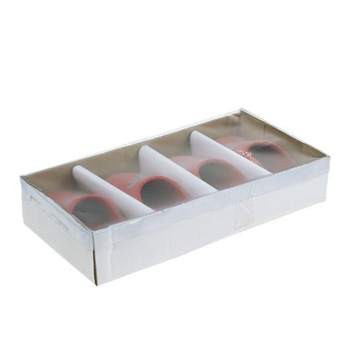 Dekorativa tofflor 13cm röda 4st | Floristik24.se