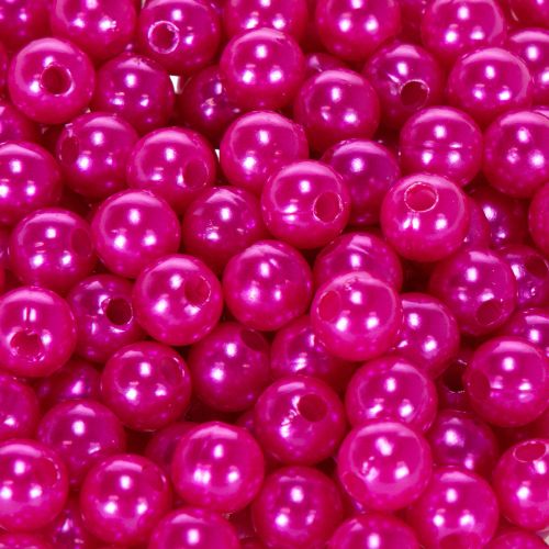 Dekorativa rosa pärlor, Ø8 mm, 250 stycken | Floristik24.se