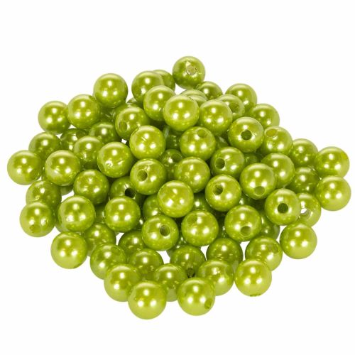 Dekorativa pärlor Ø10mm gröna 115 stycken köpa | Floristik24.se
