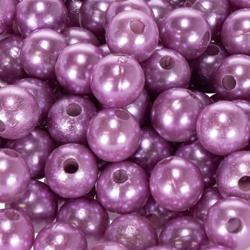 Dekorpärlor Ø10mm lila 115 st | Floristik24.se