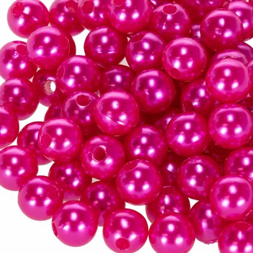 Dekorpärlor Ø10mm rosa 115 st | Floristik24.se