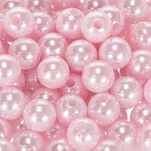 Dekorpärlor Ø10mm rosa 115 st | Floristik24.se