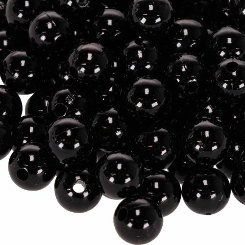 Dekorpärlor Ø10mm svart 115 st | Floristik24.se