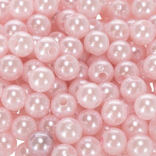 Dekorativa pärlor Ø8mm Rosa 250 st | Floristik24.se