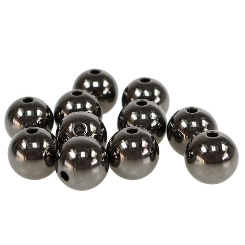 Artikel Dekorativa pärlor antracit metallic 14mm 35 st