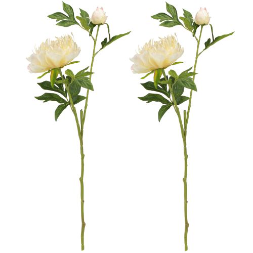 Artikel Dekoration Pioner Konstgjorda Blommor Gul Blossom L64cm 2st