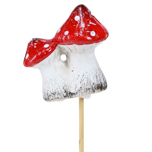 Artikel Dekorativa svampar blomplugg keramiska paddsvampar 6cm 6 st